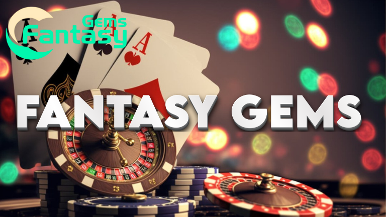 Colorful board of Fantasy gems Mines Boom game