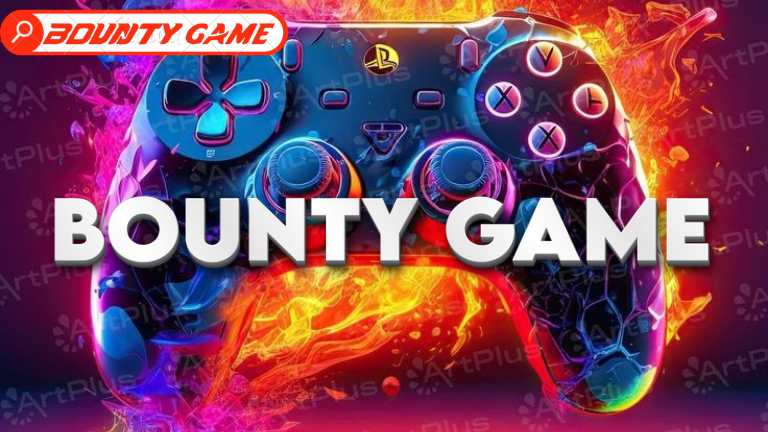 Bounty Game main interface with bright icons